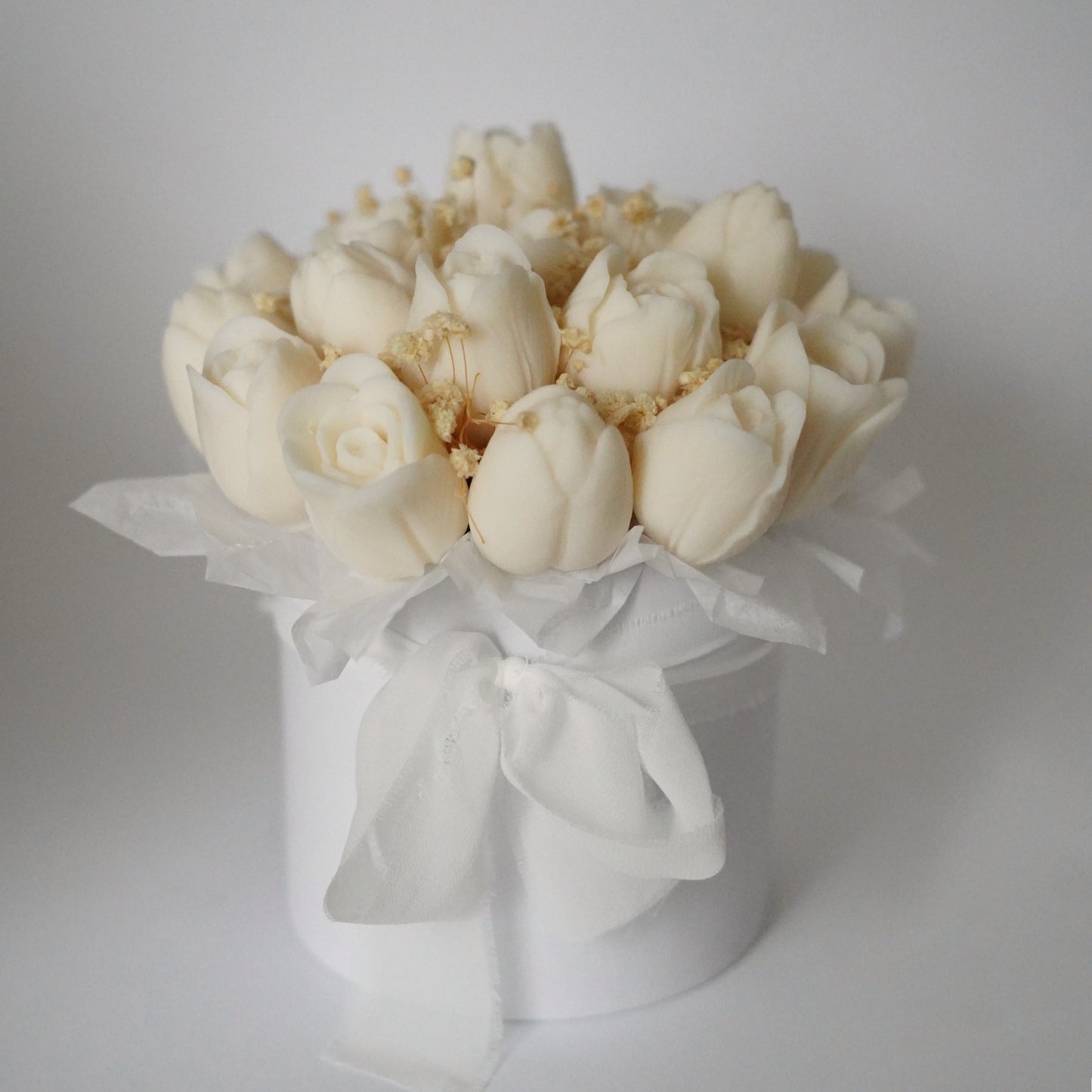 Lebenslanger Wachsstrauß "Tulip"