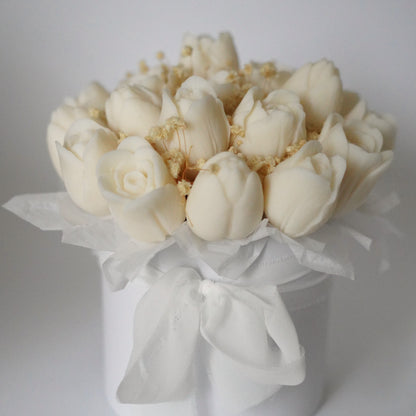 Lebenslanger Wachsstrauß "Tulip"