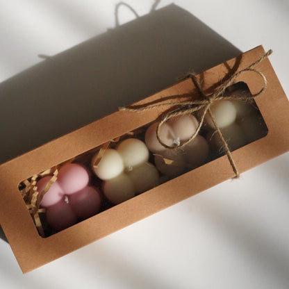 Geschenkbox 4er-Set mini Bubbles