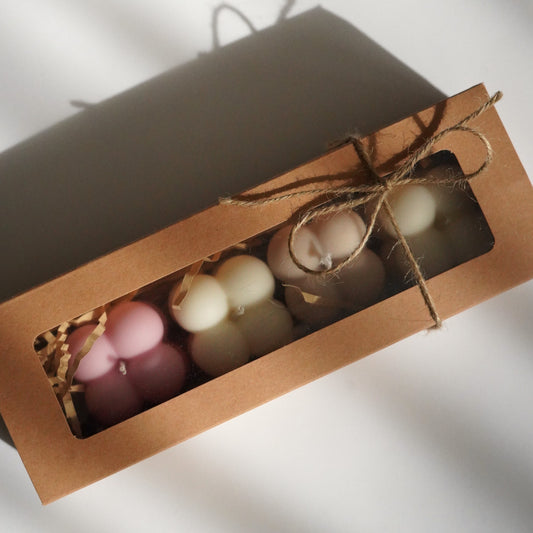 Geschenkbox 4er-Set mini Bubbles