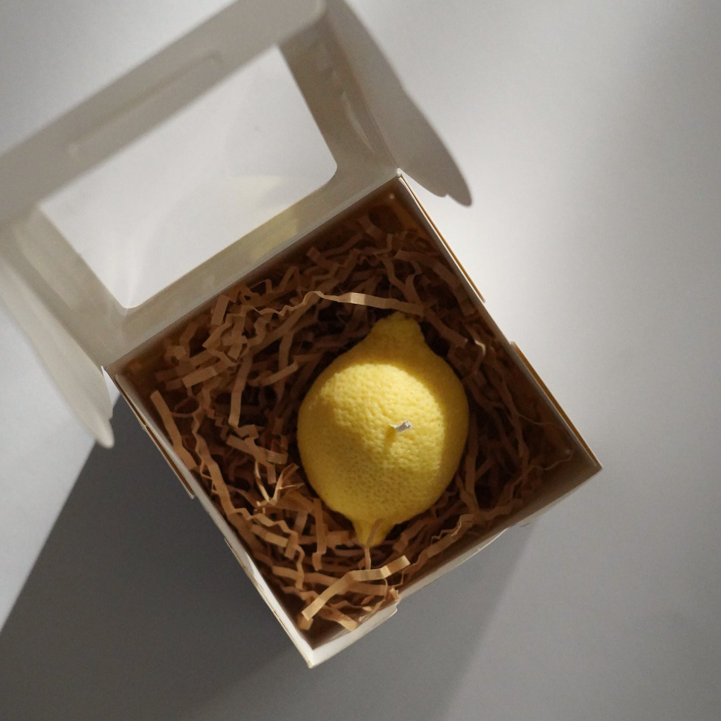 Geschenkset Zitronen-Kerze