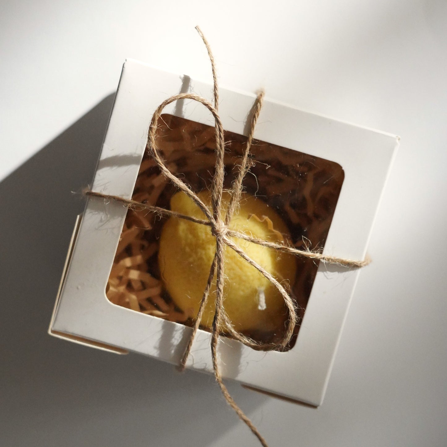 Geschenkset Zitronen-Kerze