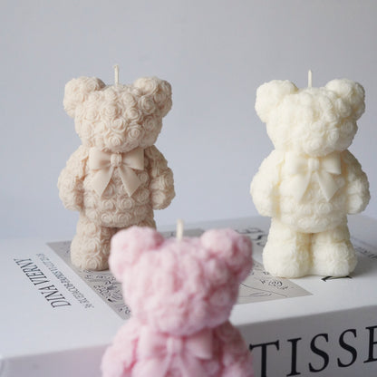 Stehende Teddy Kerze