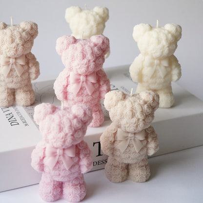 Stehende Teddy Kerze