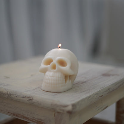 Totenkopf Kerze