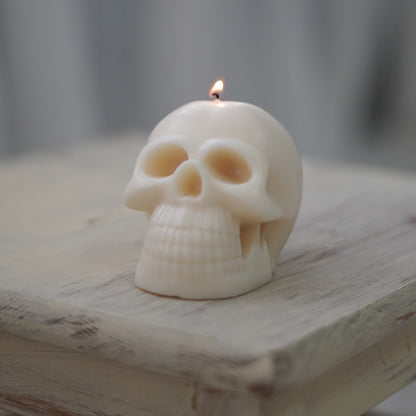 Totenkopf Kerze