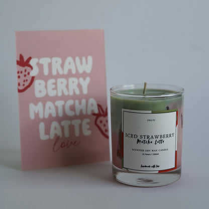 Strawberry Matcha Latte Set