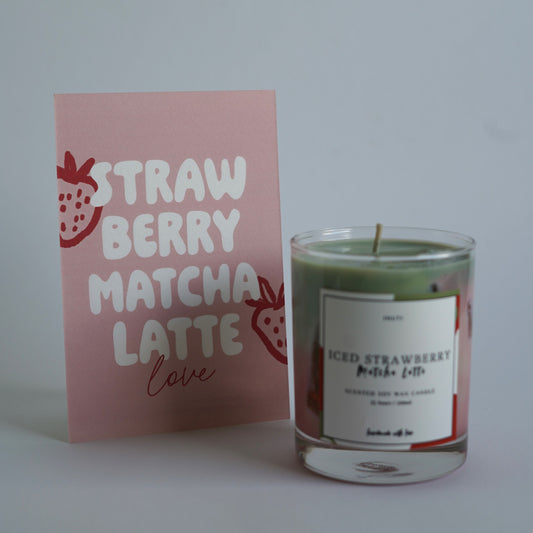 Strawberry Matcha Latte Set