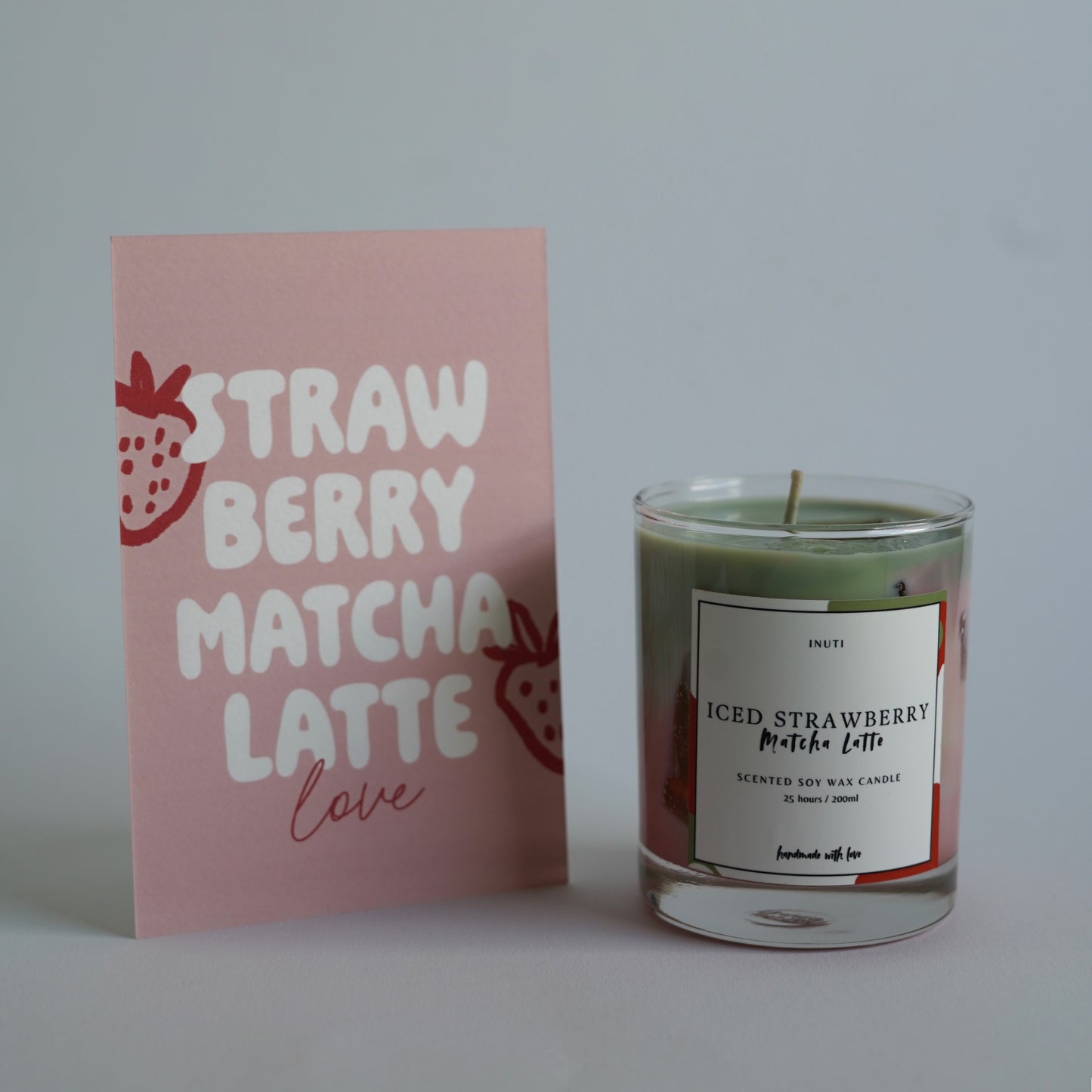 Strawberry Matcha Latte Set