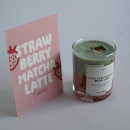 Strawberry Matcha Latte Set