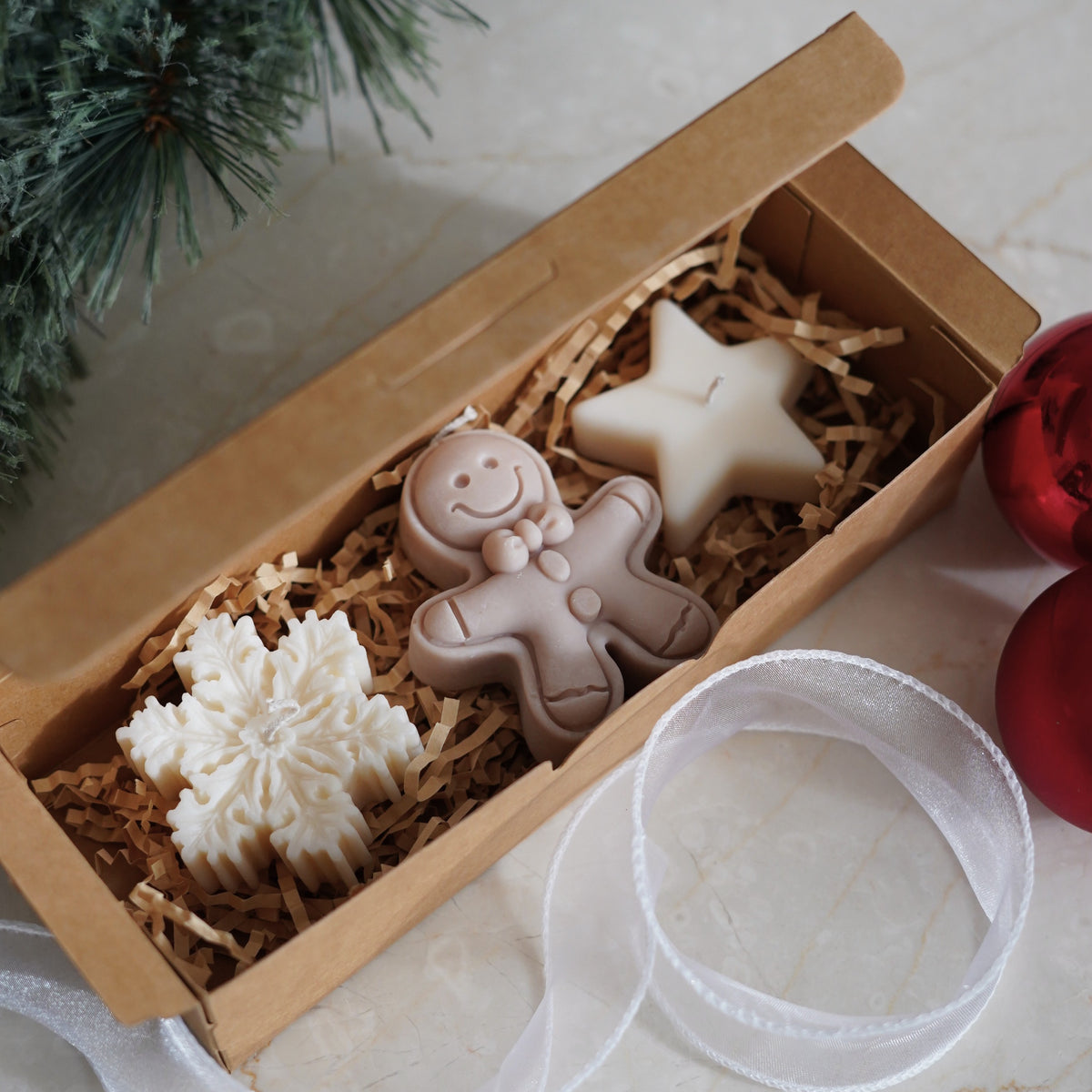 Weihnachtliches Geschenkset 3-teilig