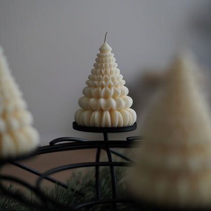 4er-Set Baum Kerze für Adventskranz