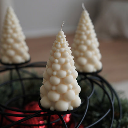 4er-Set Baum Kerze für Adventskranz
