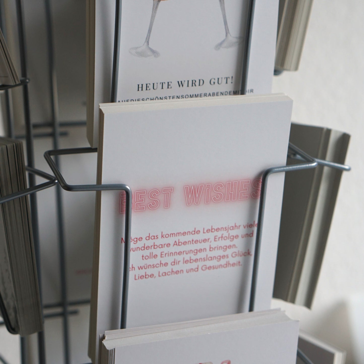 Postkarte BEST WISHES