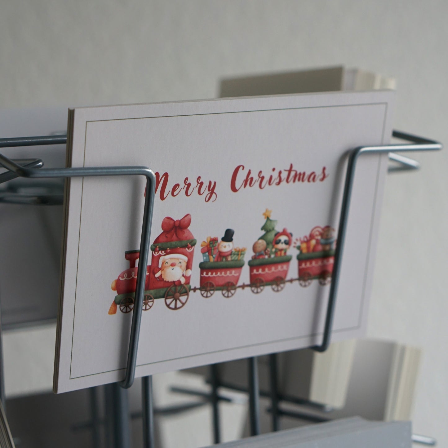 Weihnachtliche Postkarte