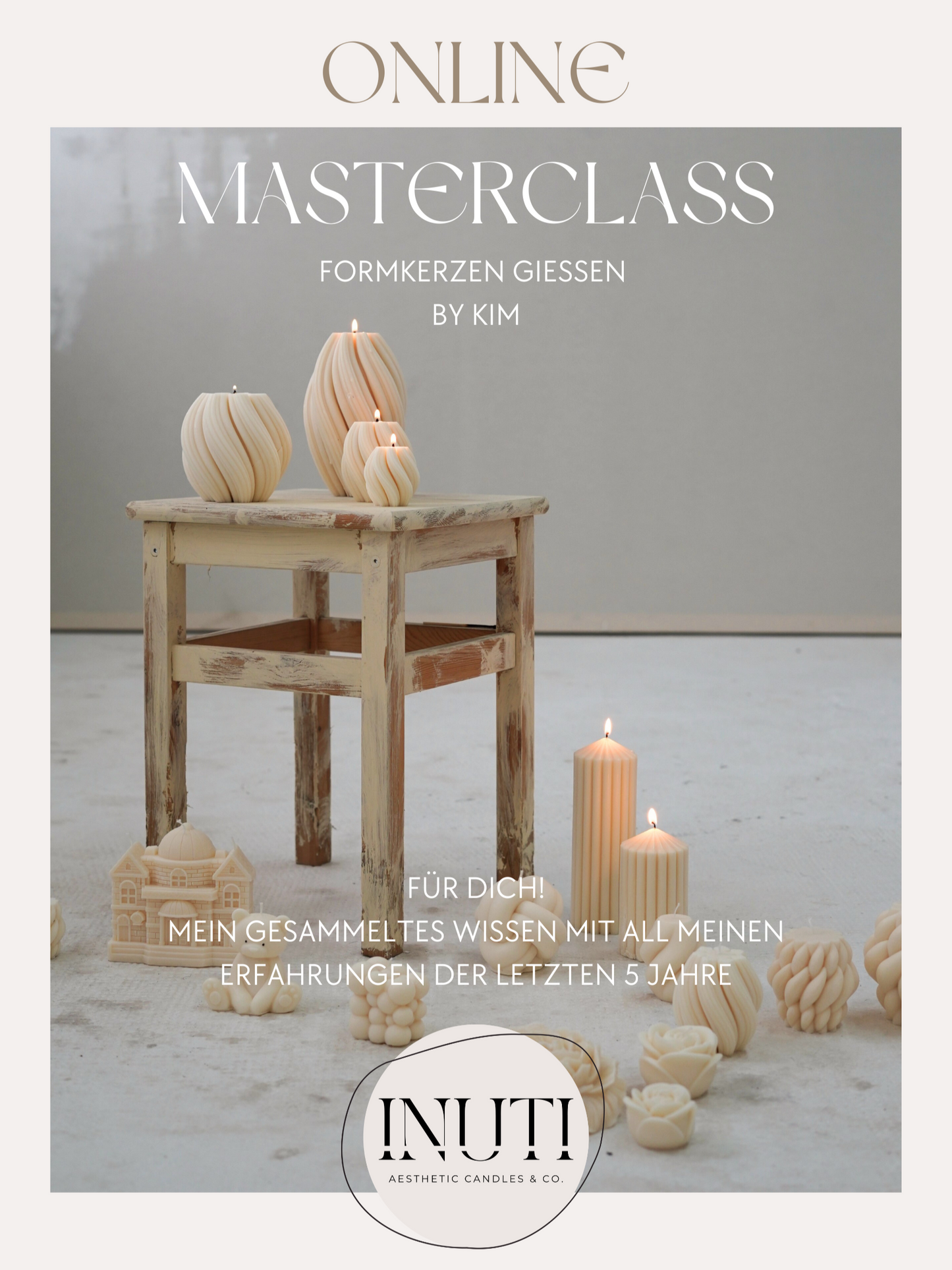 ONLINE MASTERCLASS "Formkerzen gießen"