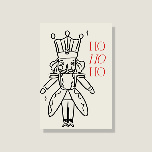 Postkarte "ho ho ho"