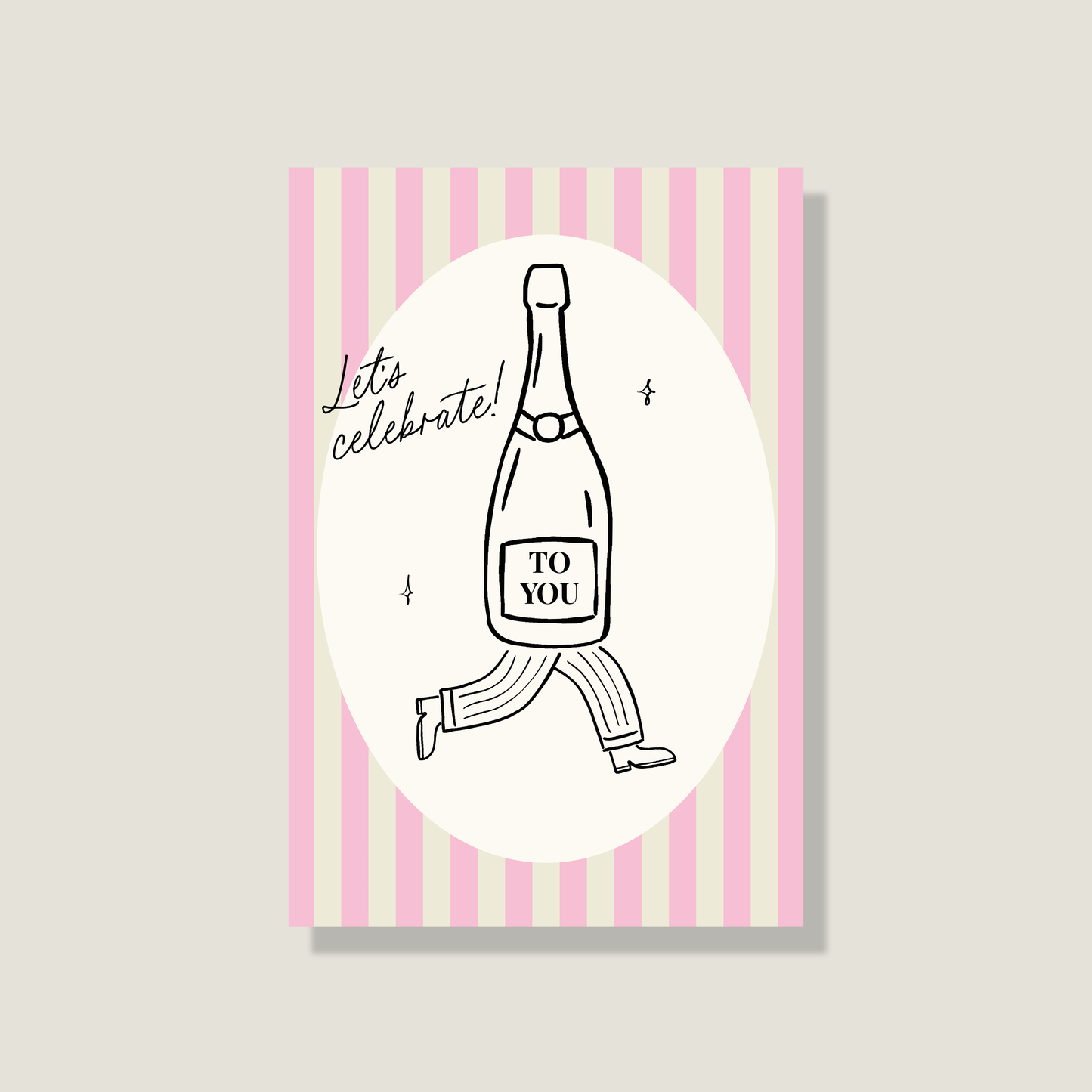 Postkarte "Lets celebrate"