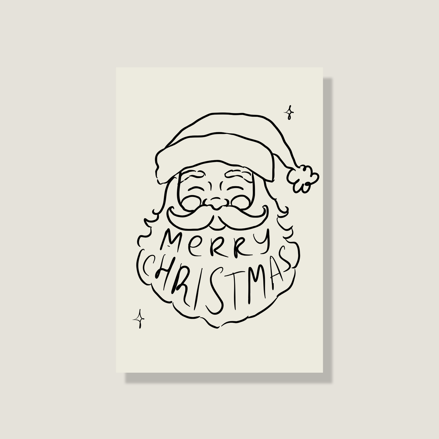 Postkarte "Weihnachtsmann"