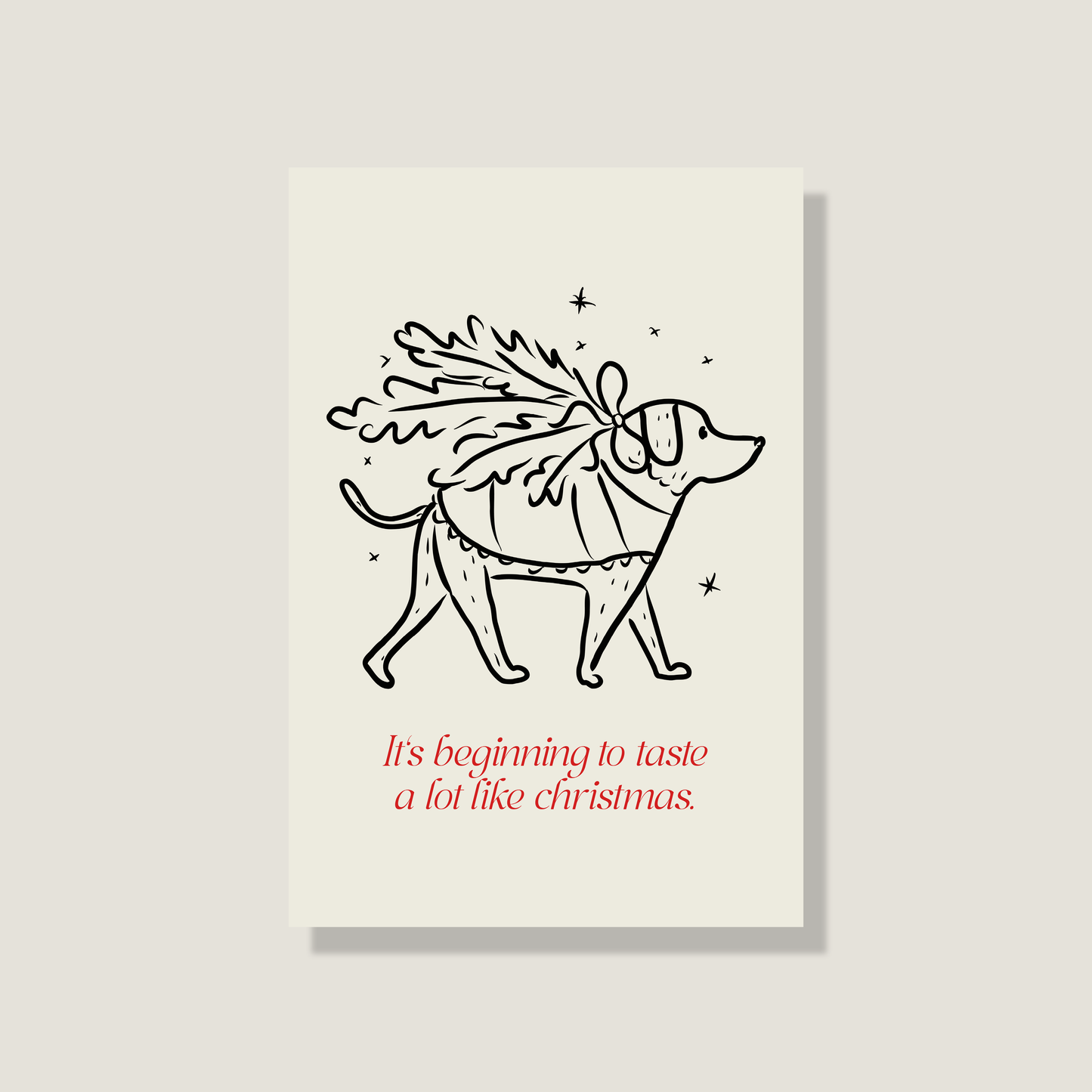 Postkarte "like christmas"