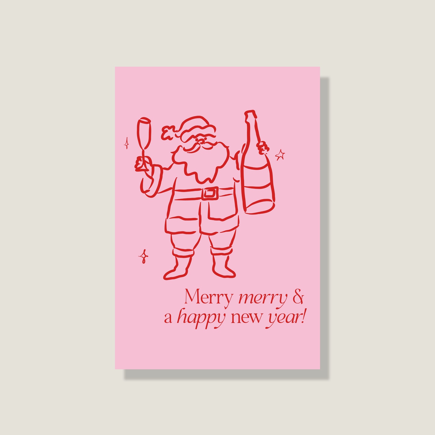Postkarte "happy new year"
