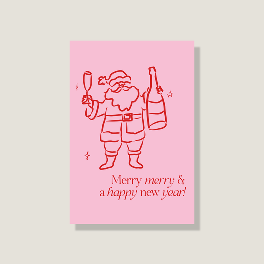 Postkarte "happy new year"