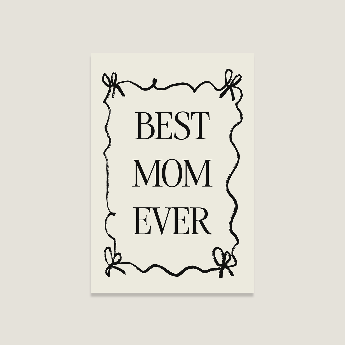 Postkarte "Best Mom"