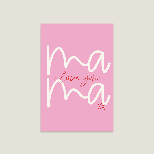 Postkarte "Mama"