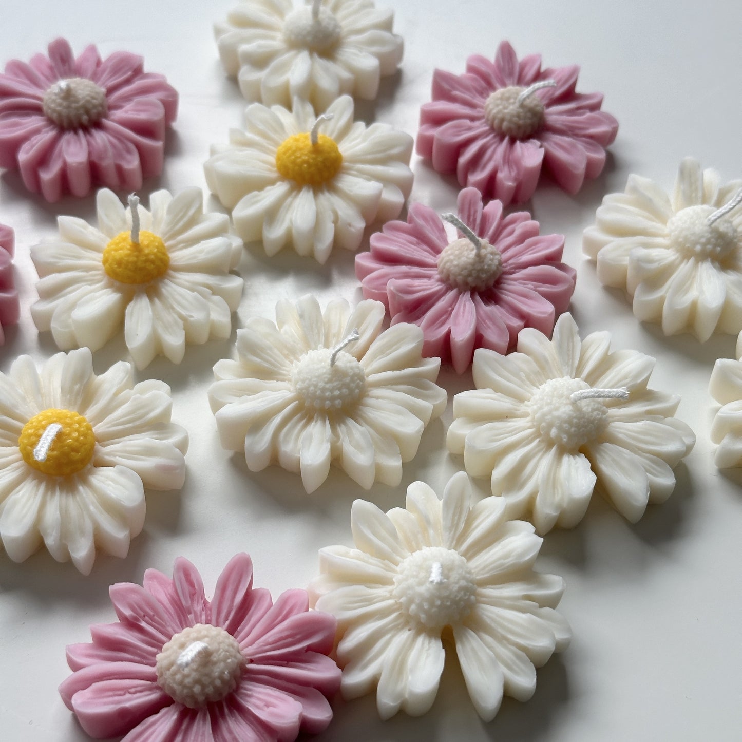 Kleine Blumen Kerze