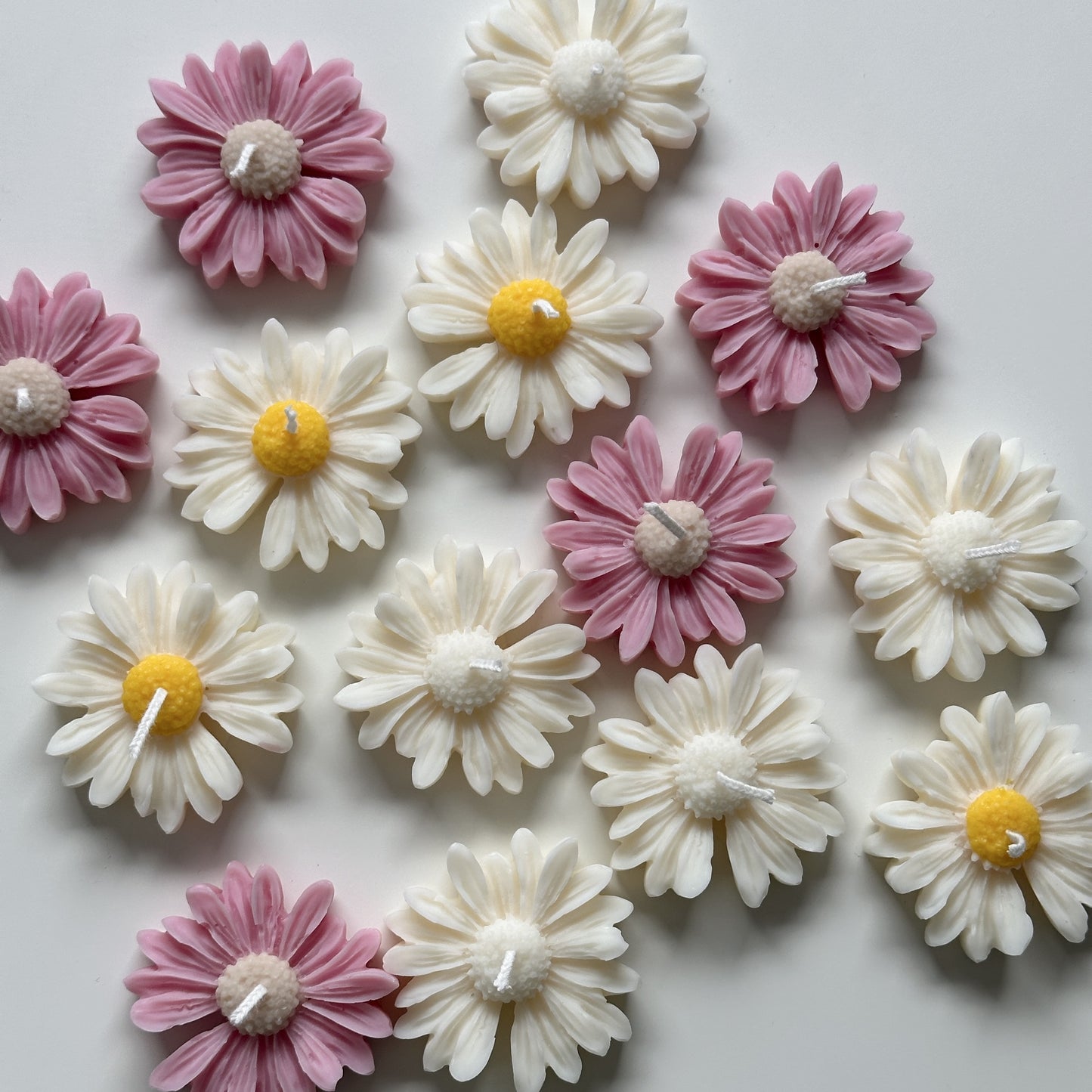 Kleine Blumen Kerze
