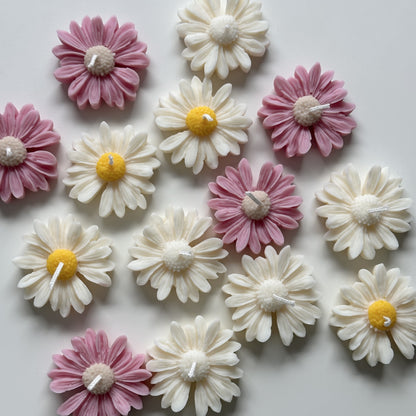Kleine Blumen Kerze