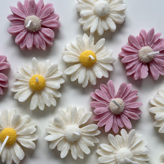 Kleine Blumen Kerze