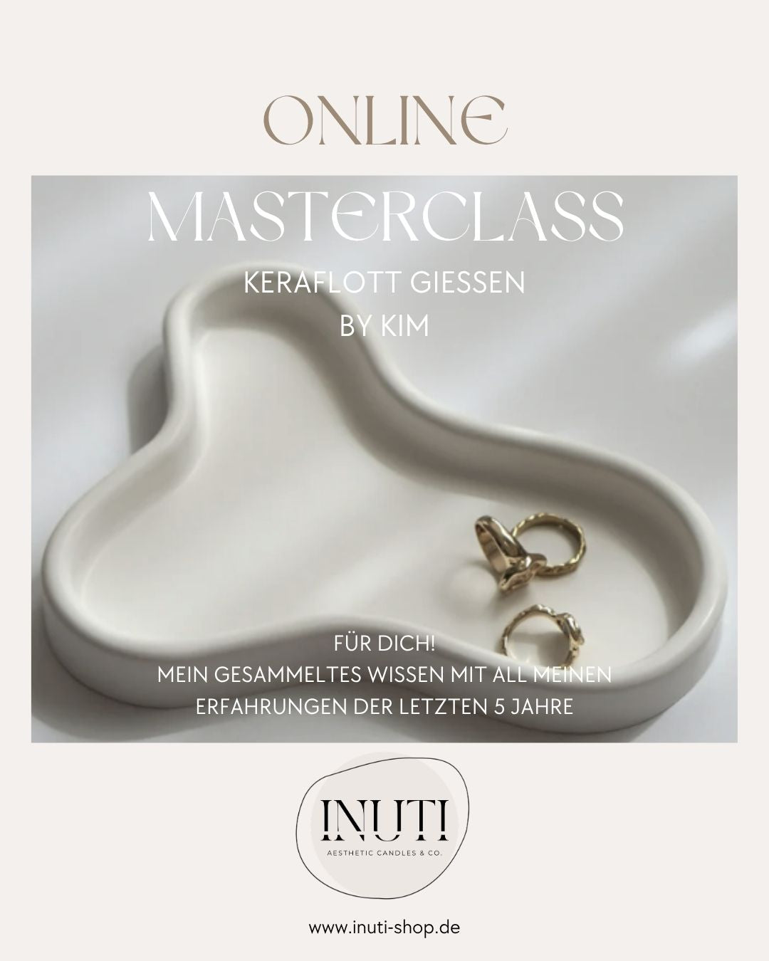 ONLINE MASTERCLASS "Keraflott gießen"