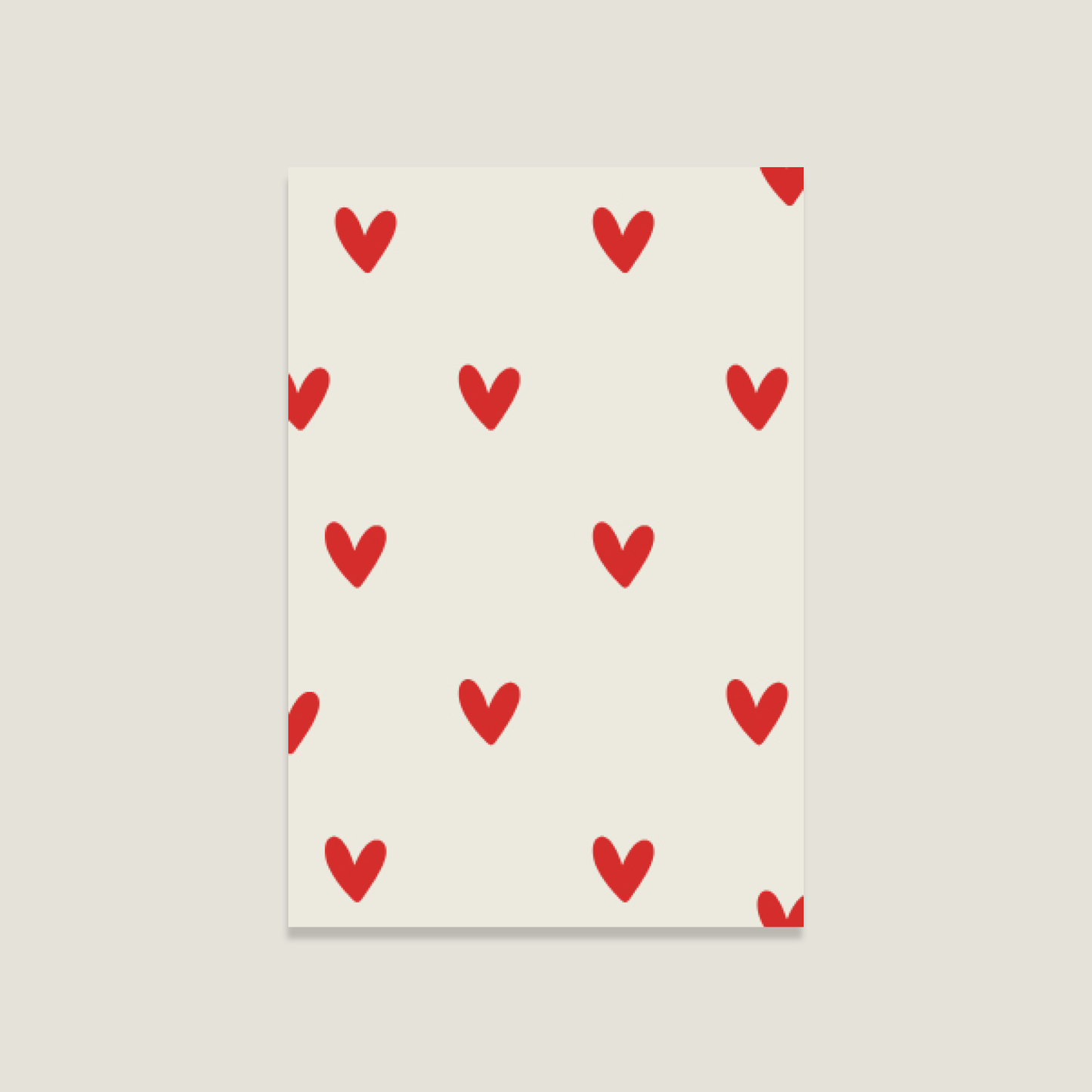 Postkarte "Herzchen"