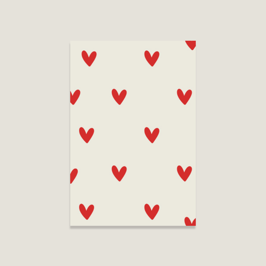 Postkarte "Herzchen"